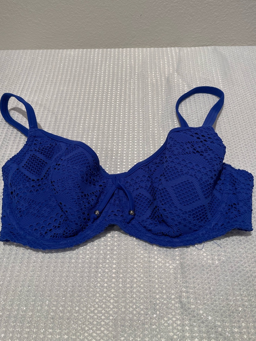 Freya Royal Blue Bikini Top - NWT - 34DD